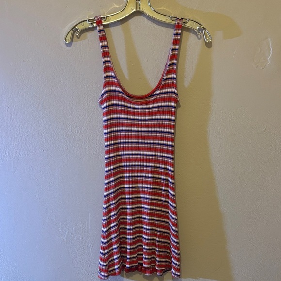 Volcom Red and White Striped Dress - Picture 4 of 4